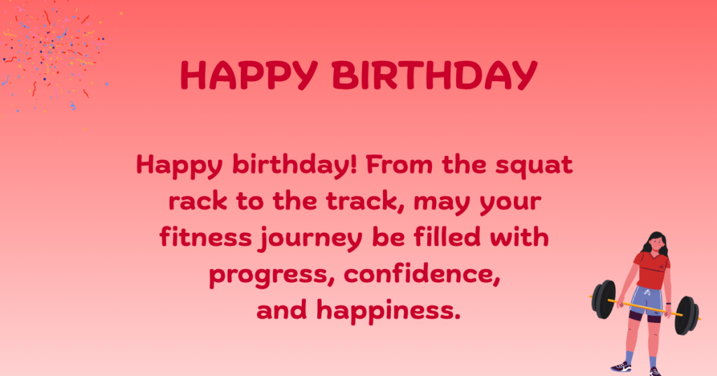 Birthday Wishes for gym partner