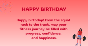 Birthday Wishes for gym partner