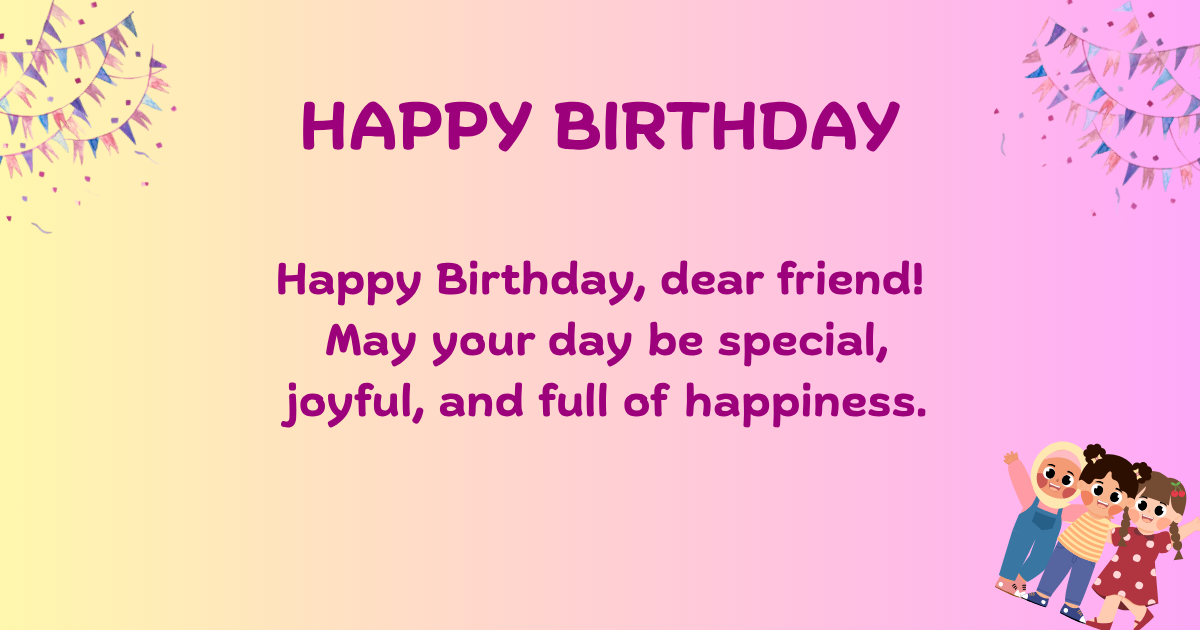 Birthday wishes for childhood friend