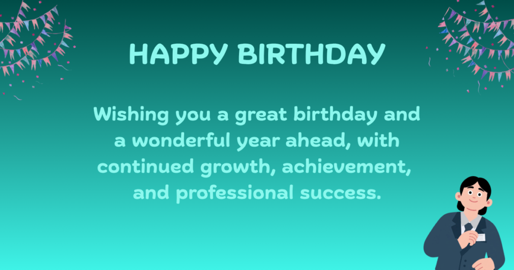 Birthday wishes for employee