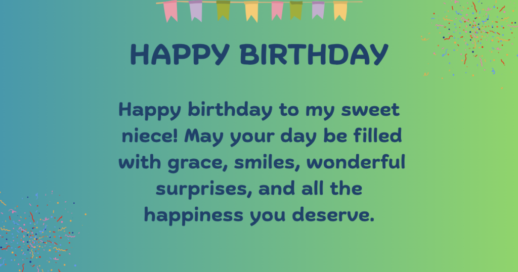 Birthday wishes for niece