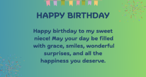 Birthday wishes for niece