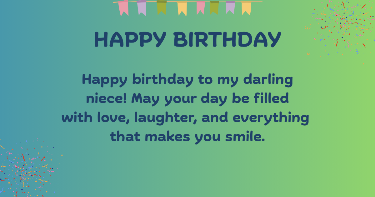 Birthday wishes for niece