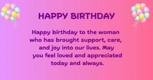 Birthday wishes for step mom