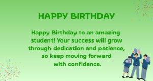 Birthday wishes for students