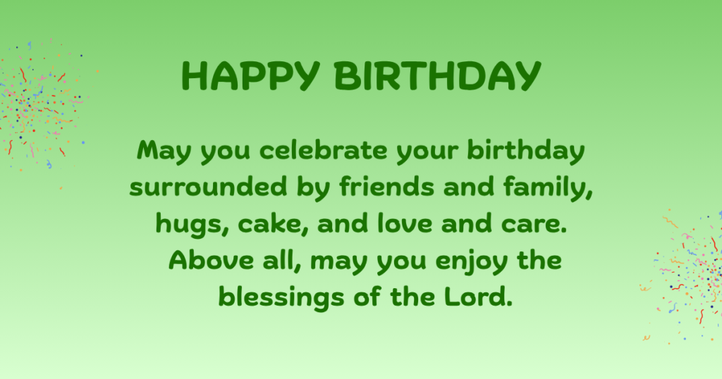 Christian Birthday Wishes