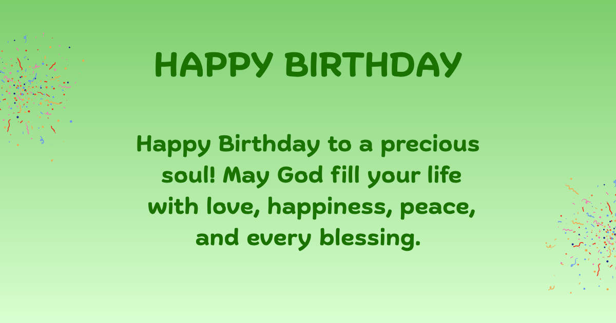 Christian Birthday Wishes