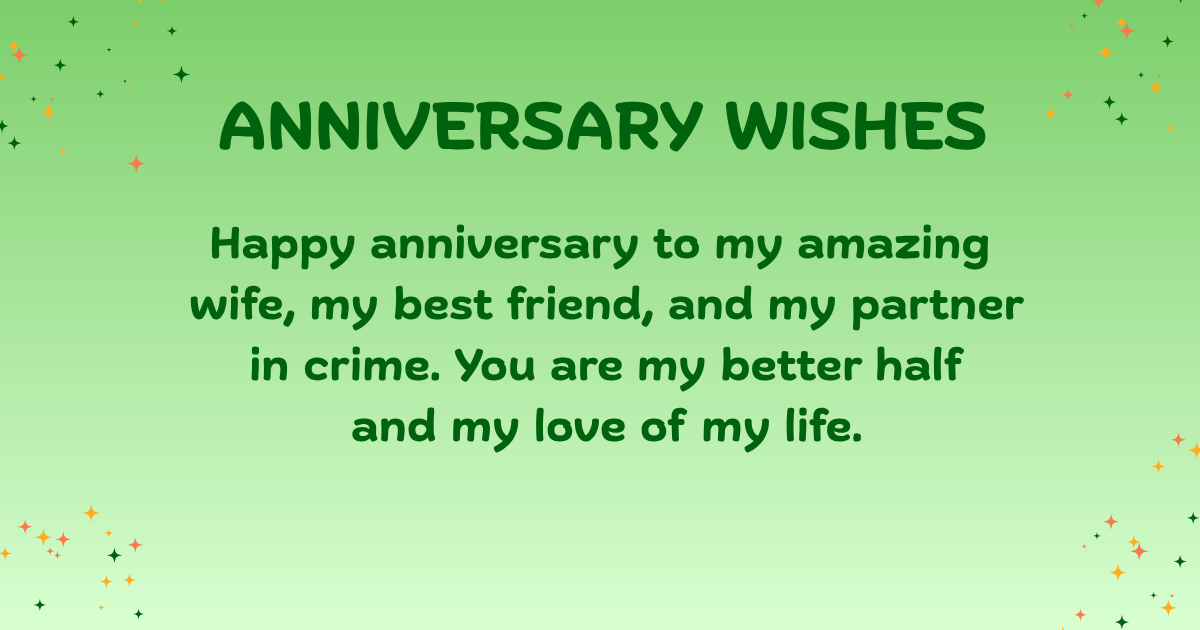 anniversary wishes for wife