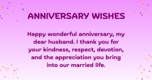 anniversary wishes for husband