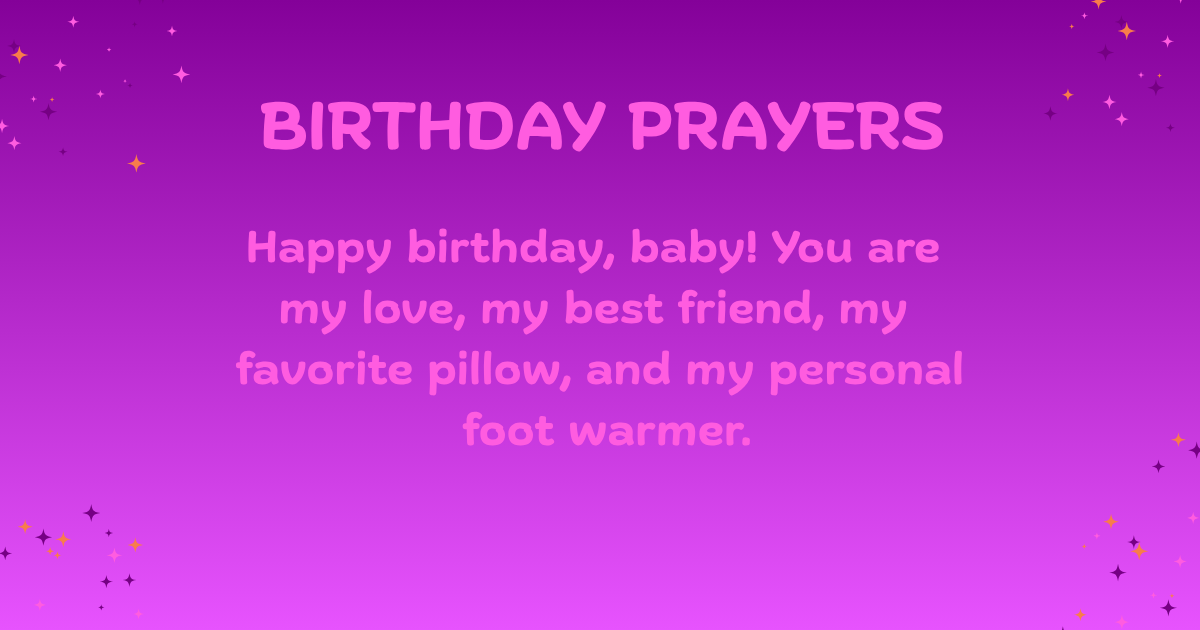 birthday prayers for boyfriend 