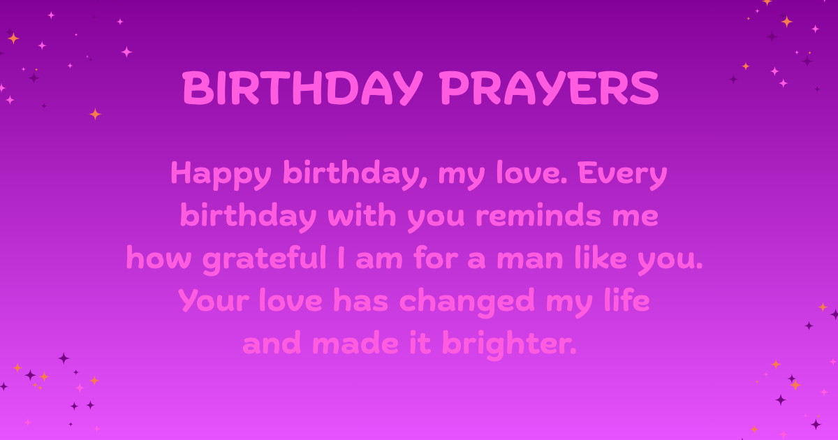 birthday prayers for boyfriend