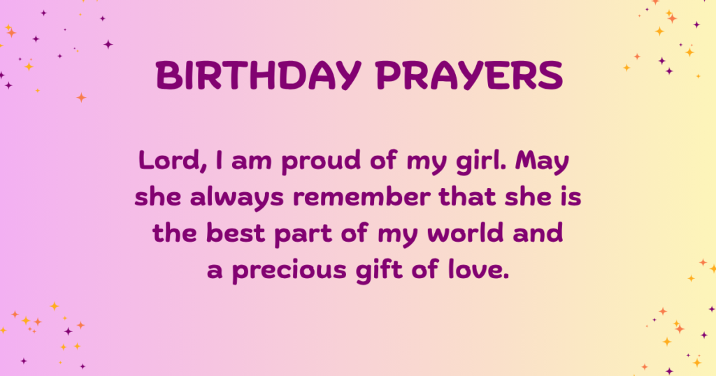birthday prayers for daughter