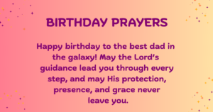 birthday prayers for father