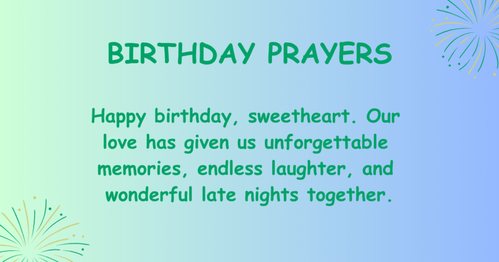 birthday prayers for husband